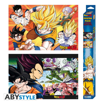 Dragon Ball Z Fight for Survival Poster 2 Piece Set - BUCKET POPCORN